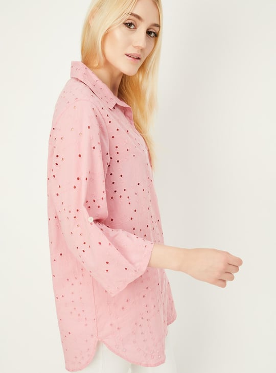 Women Schiffli Casual Tunic