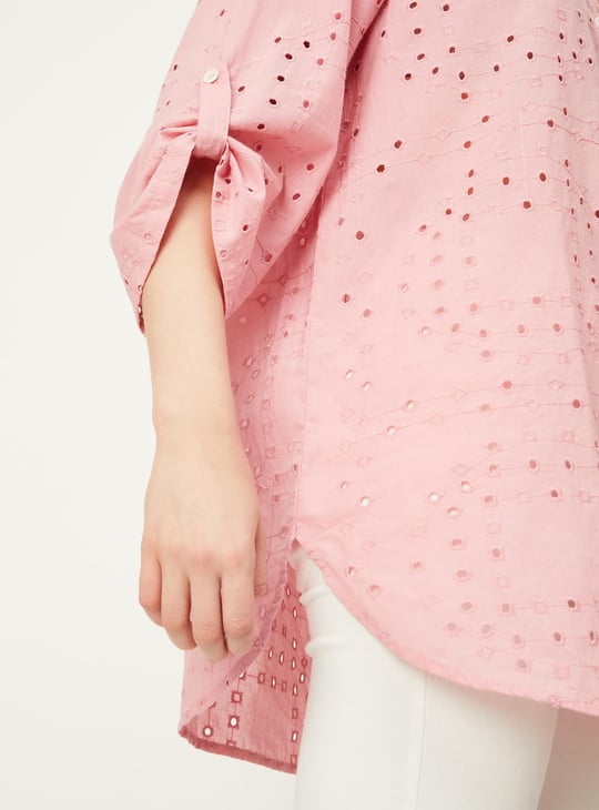 Women Schiffli Casual Tunic