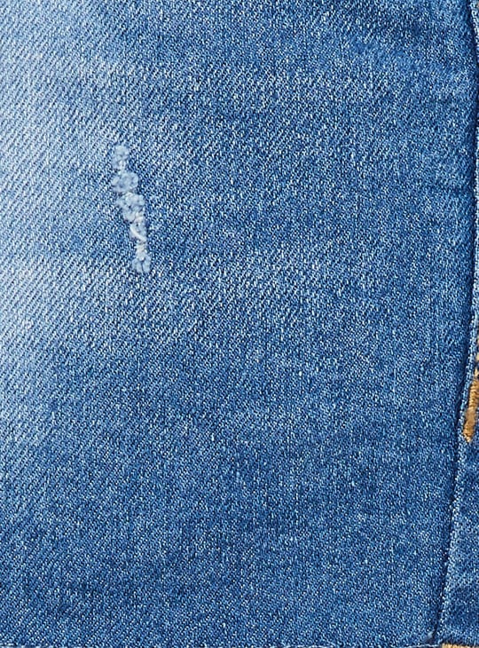 Women Washed Denim Shorts