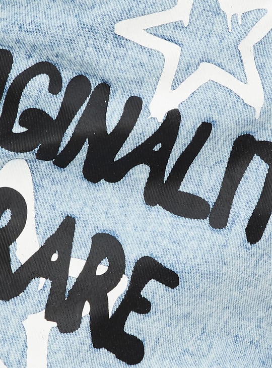 Women Printed Denim Shorts