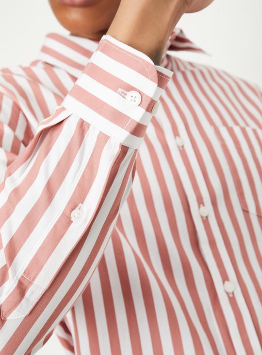 Men Regular Fit Striped Casual Shirt