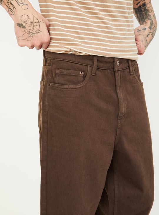 Men Loose Fit Solid Jeans