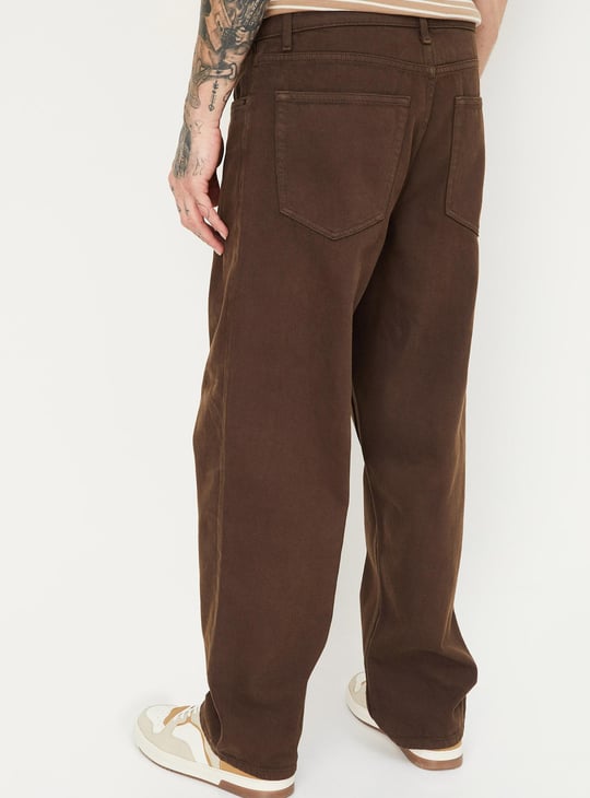 Men Loose Fit Solid Jeans