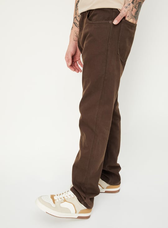 Men Regular Fit Coloured Jeans