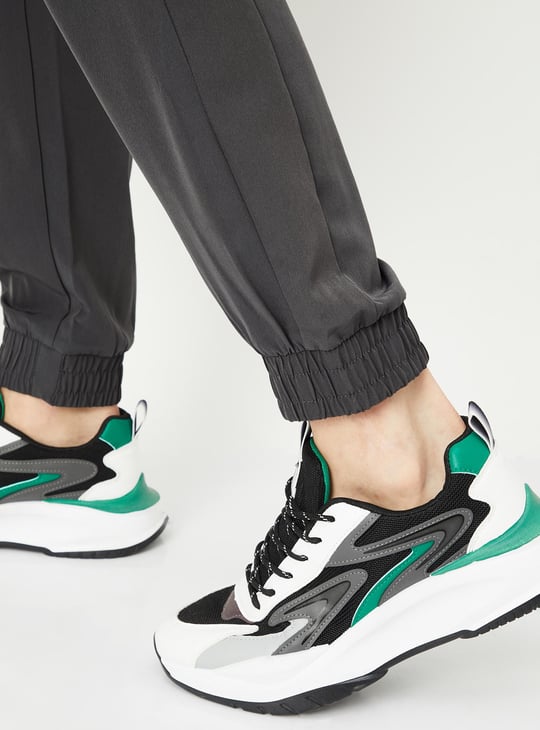 Men Solid Active Joggers