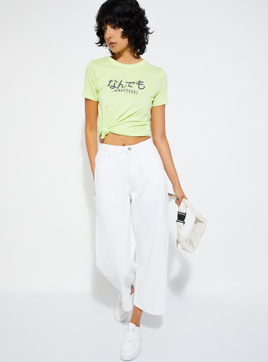 URB_N Women Graphic Printed T-shirt