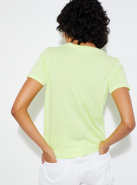 URB_N Women Graphic Printed T-shirt