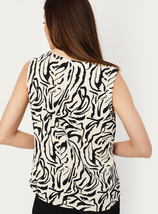 Women Printed Sleeveless Top