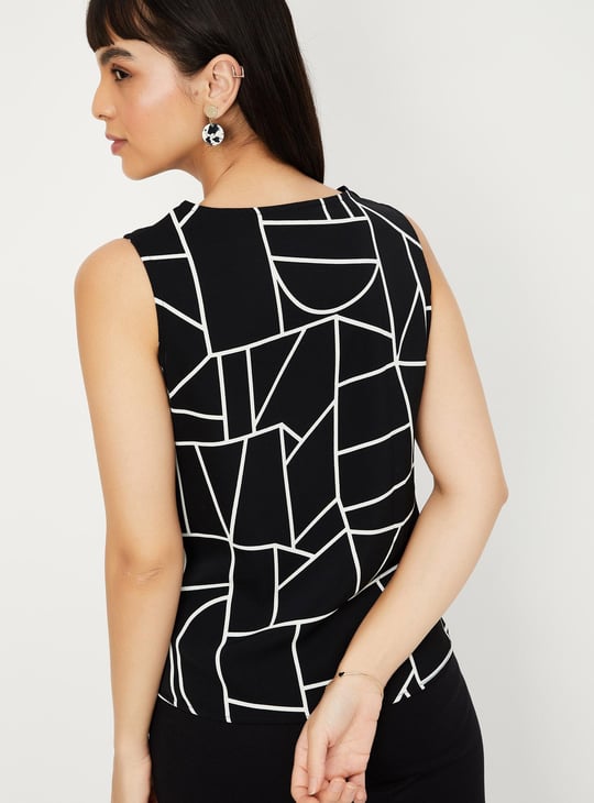 Women Printed Sleeveless Top