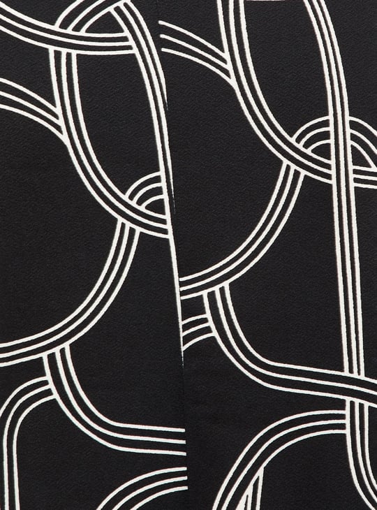 Women Printed Wrap Dress