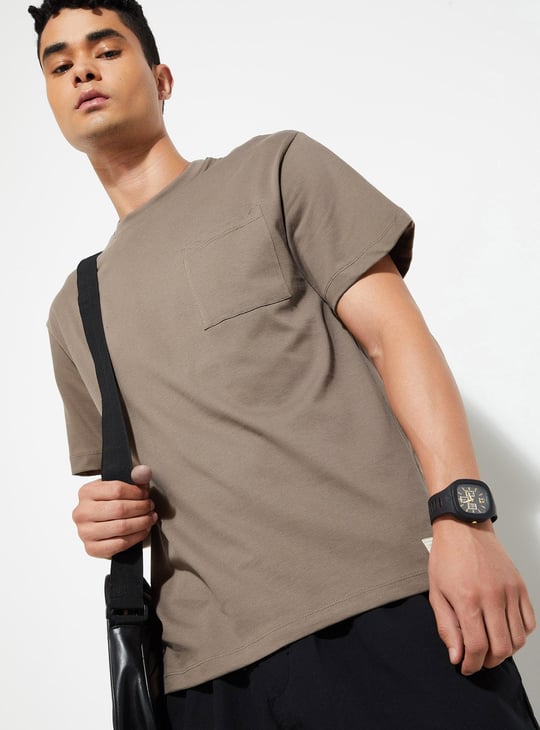 URB_N Men Oversized Solid T-shirt