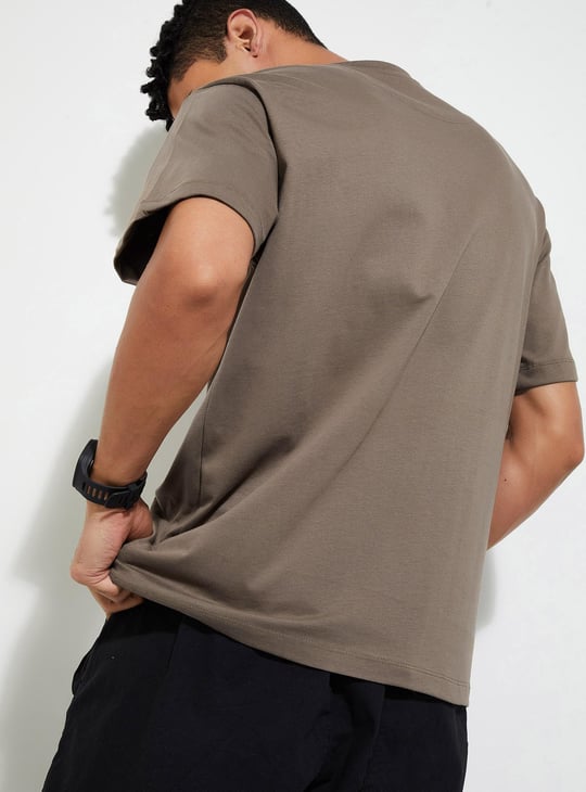 URB_N Men Oversized Solid T-shirt