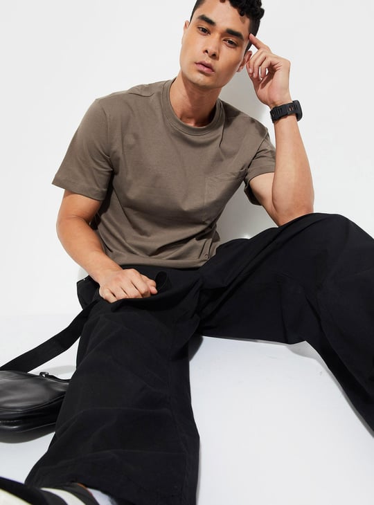 URB_N Men Oversized Solid T-shirt