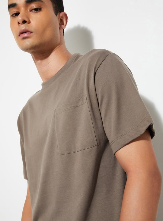 URB_N Men Oversized Solid T-shirt