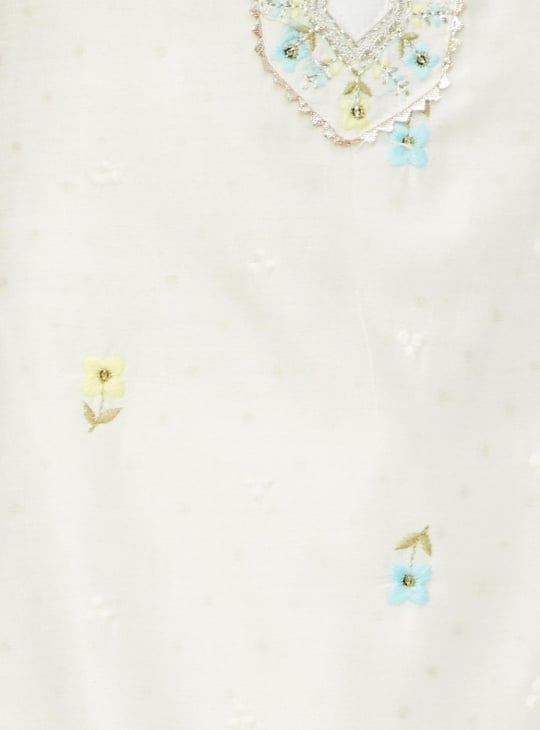 Women Embroidered Layered Kurta