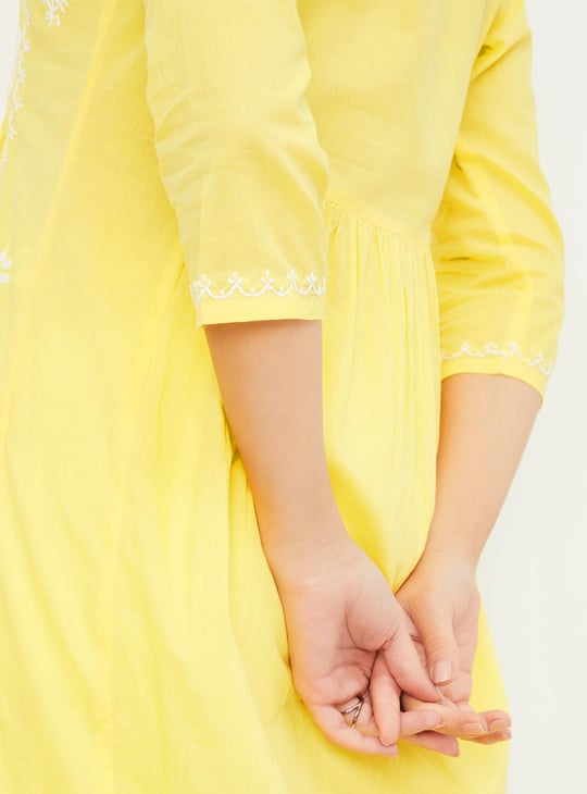 Women Chikankari A-line Kurta