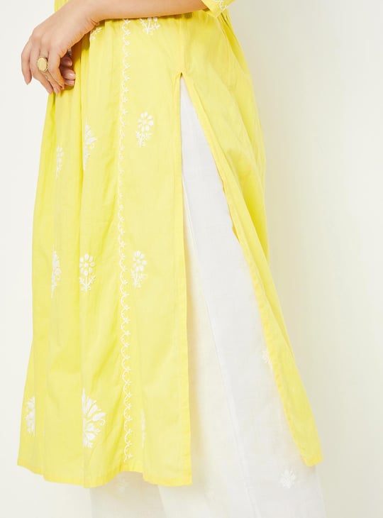 Women Chikankari A-line Kurta
