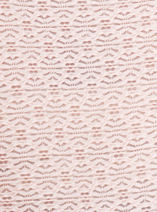 Women Textured Puffed Sleeves Blouse