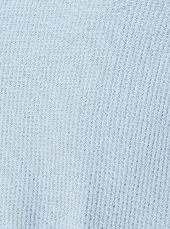 Men Waffle Patterned Lounge T-shirt