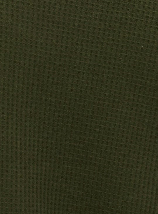 Men Waffle Patterned Lounge T-shirt