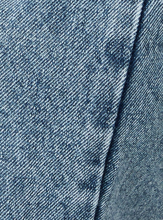 Women Washed Denim Waistcoat