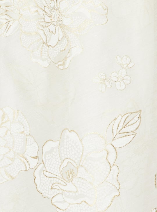 Women Printed Skirt Set with Shrug