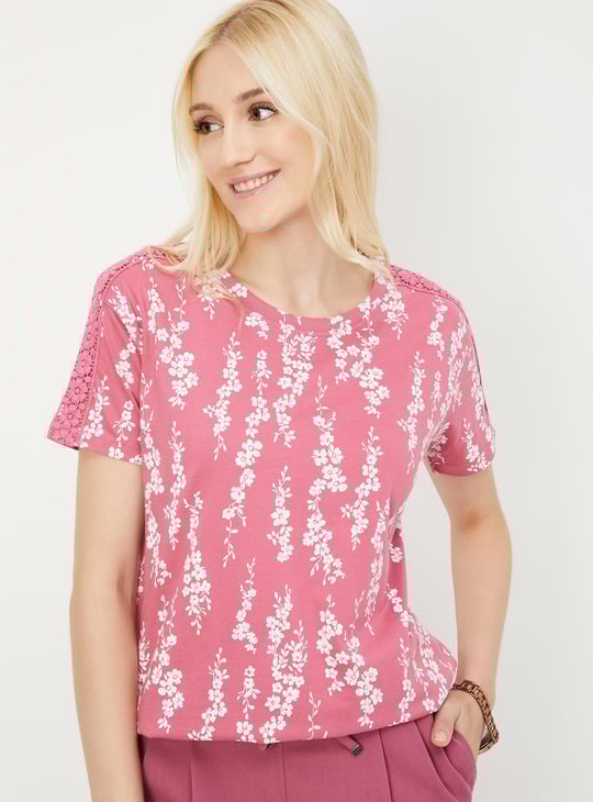 Women Floral Printed T-shirt