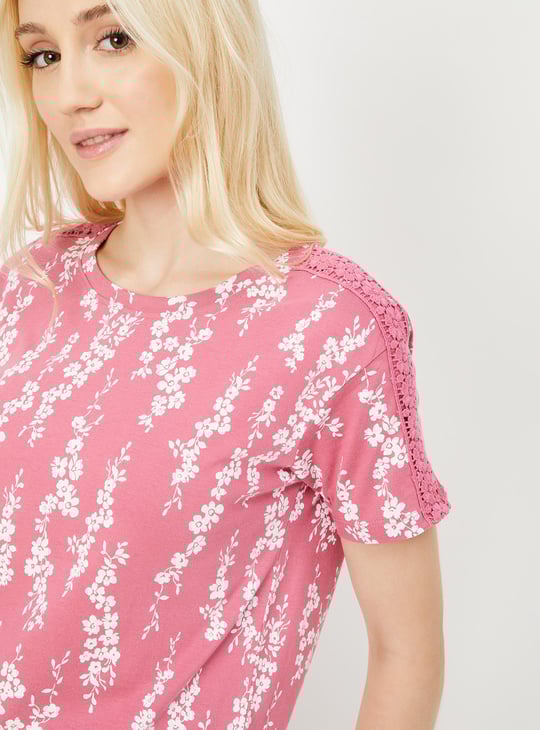 Women Floral Printed T-shirt