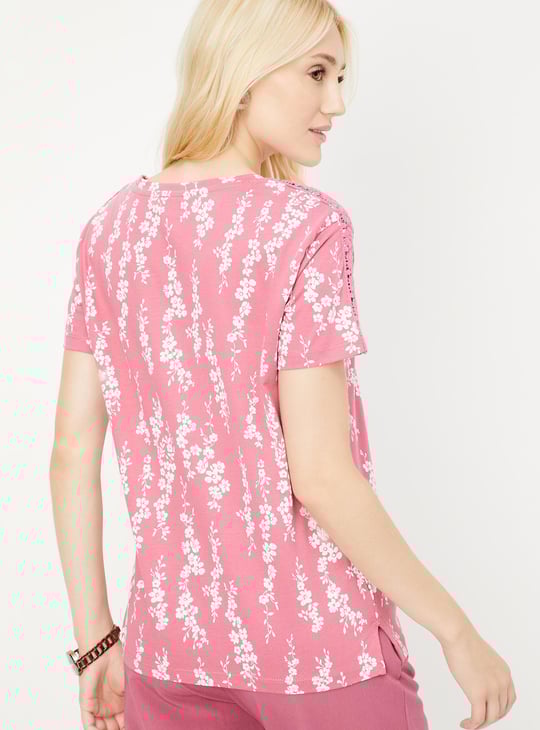 Women Floral Printed T-shirt