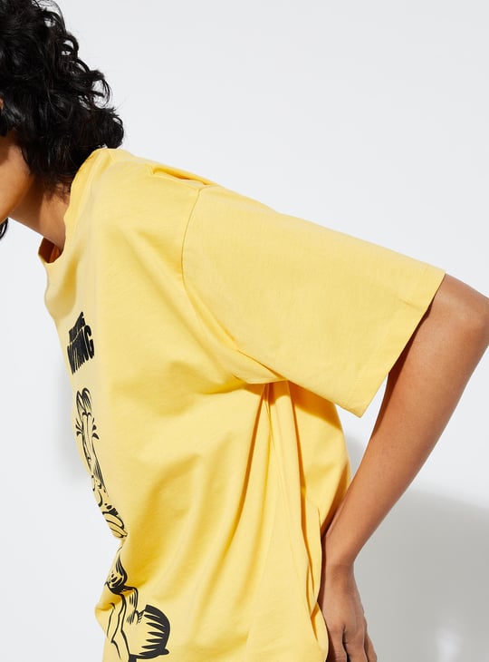 URB_N Women Garfield Printed T-shirt