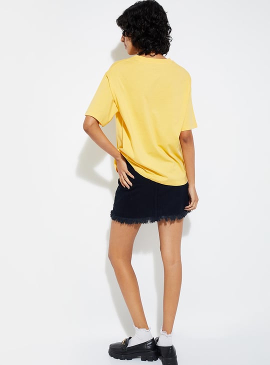 URB_N Women Garfield Printed T-shirt