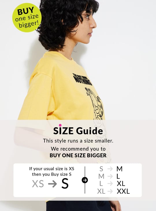 URB_N Women Garfield Printed T-shirt