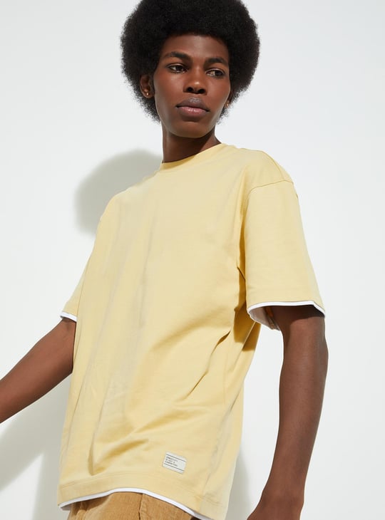 URB_N Men Oversized Solid T-shirt