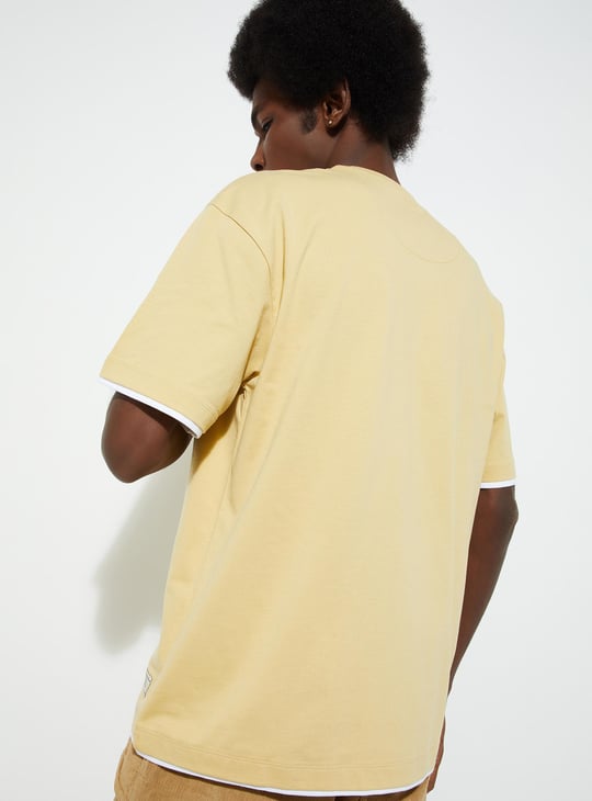 URB_N Men Oversized Solid T-shirt