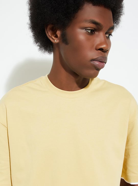 URB_N Men Oversized Solid T-shirt