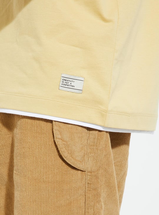 URB_N Men Oversized Solid T-shirt