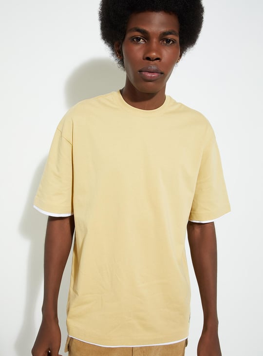 URB_N Men Oversized Solid T-shirt