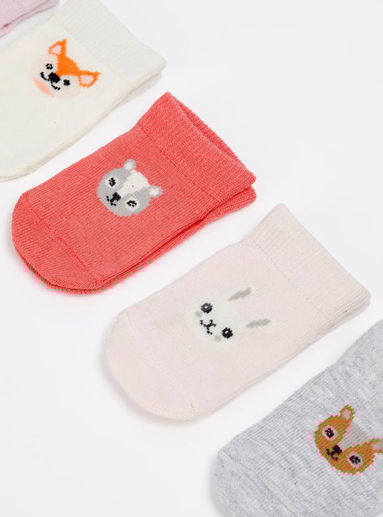 Girls Assorted Ankle-Length Socks - Pack of 5