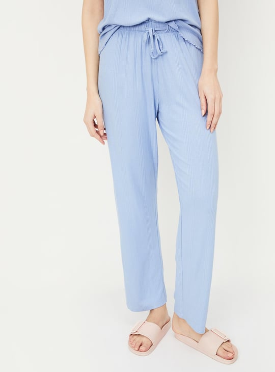 Women Ribbed PJ Set