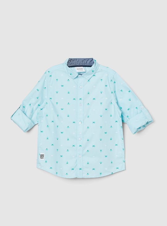 Boys All-Over Printed Shirt