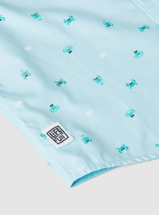 Boys All-Over Printed Shirt