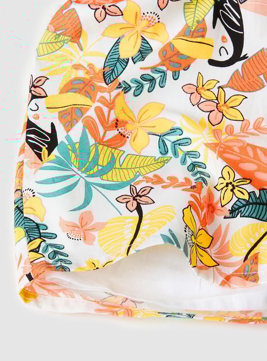 Girls Printed A-line Dress