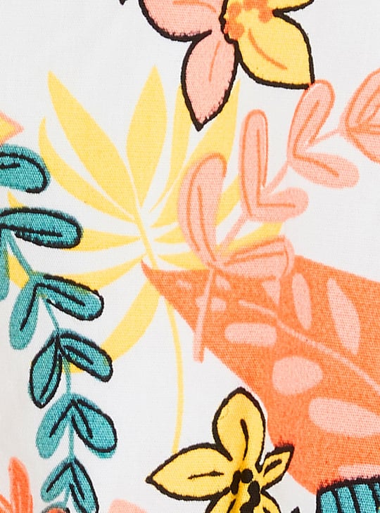 Girls Printed A-line Dress