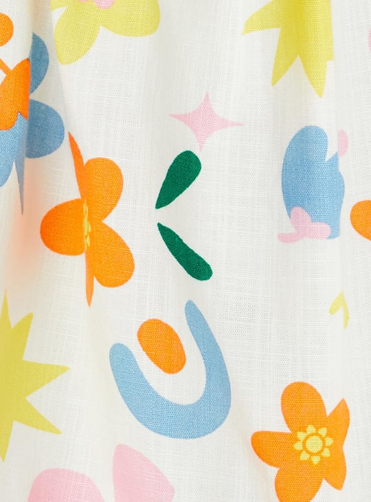 Girls Printed Sleeveless Top