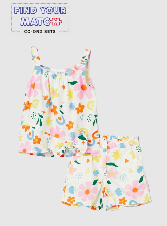 Girls Printed Sleeveless Top