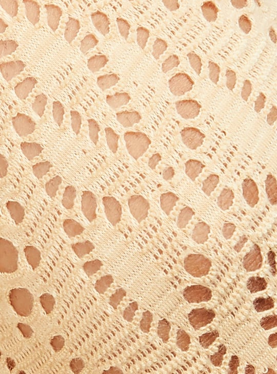 Women Crochet Front-Open Shrug