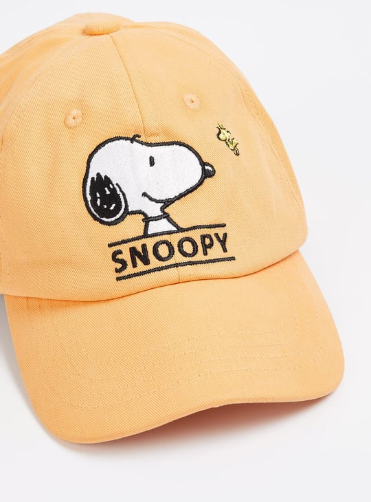 Boys Snoopy Embroidered Baseball Cap