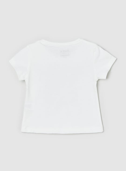 Girls Foil Printed T-shirt
