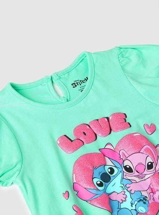 Girls Lilo & Stitch Printed Top