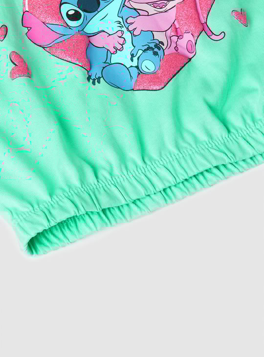 Girls Lilo & Stitch Printed Top